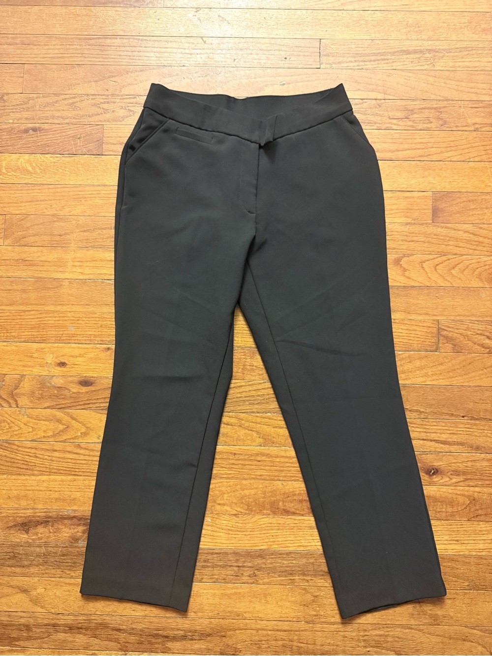 Investments Black Straight-Leg Pull-On Pants